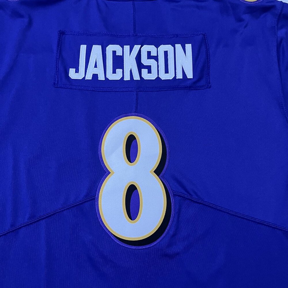 Baltimore Ravens Lamar Jackson #8 NFL Jersey - Picture 6 of 6
